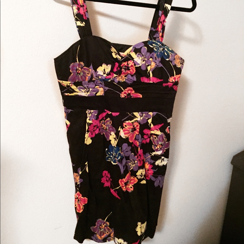 Floral Print Mini Dress